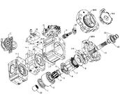 High Performance K5V140 Kawasaki Hydraulic Pump Parts With Cylinder Block Piston